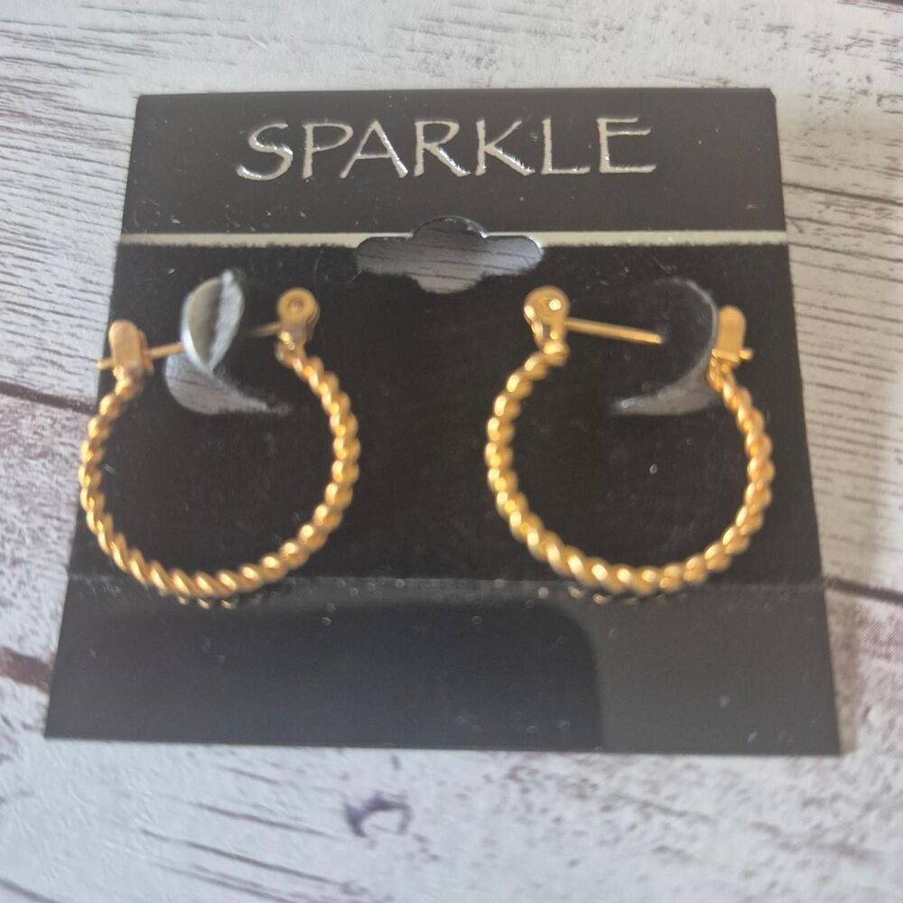 Twisted Thin Dainty Hoops